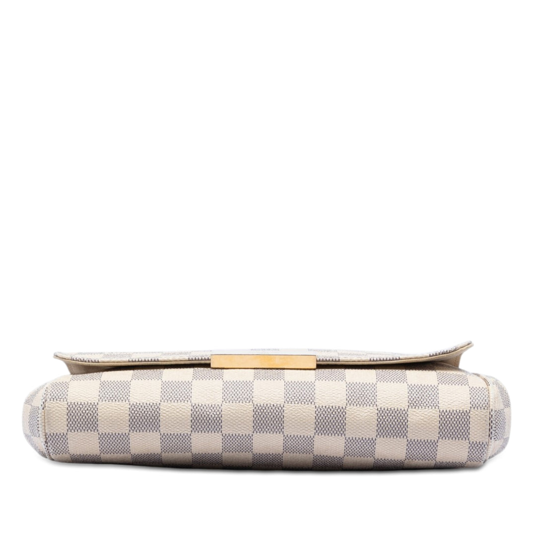 Favorite MM Damier Azur Blanc