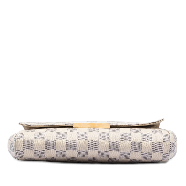 Favorite MM Damier Azur Blanc