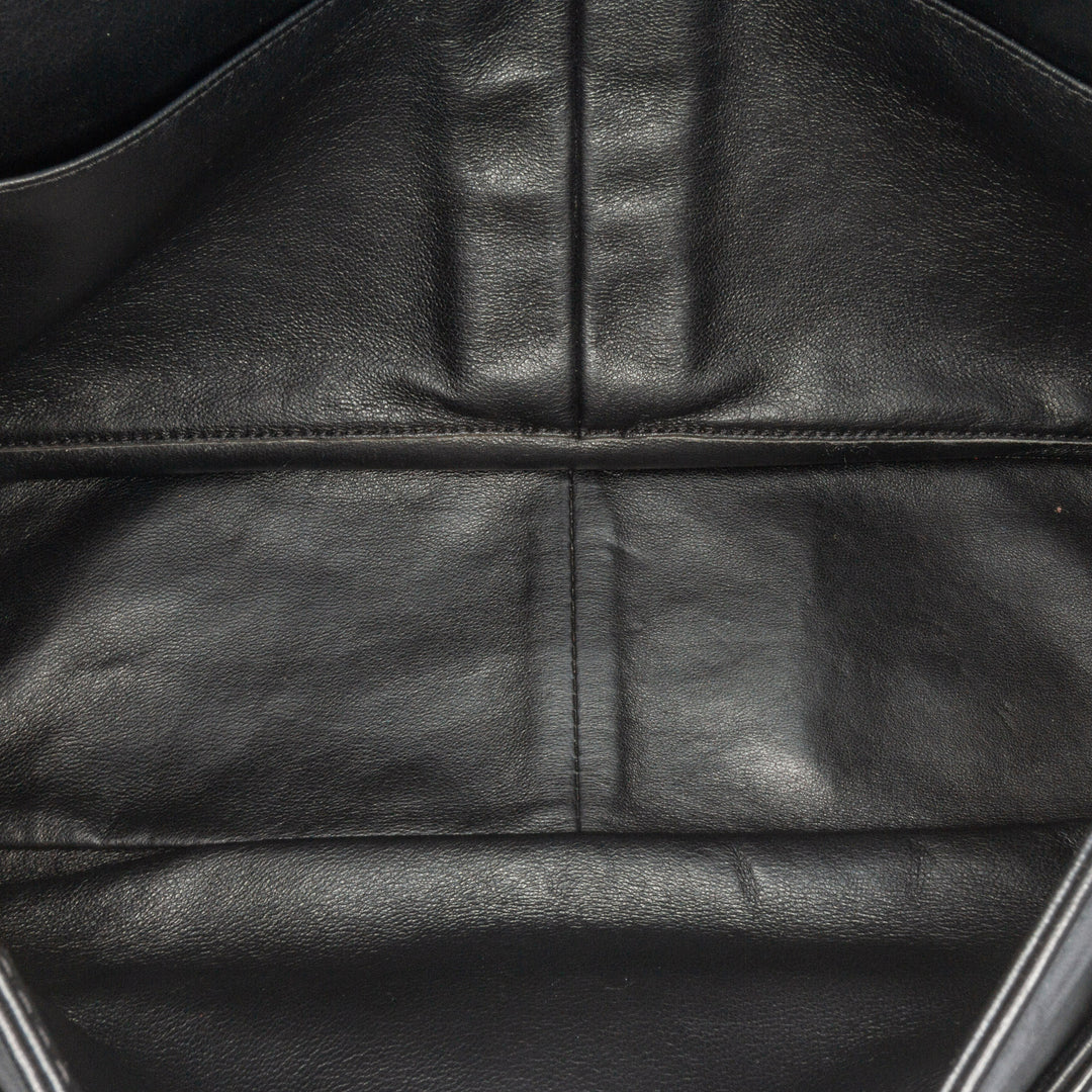 2.55 Reissue Quilted Patent Double Flap 227 Black - Gaby Paris