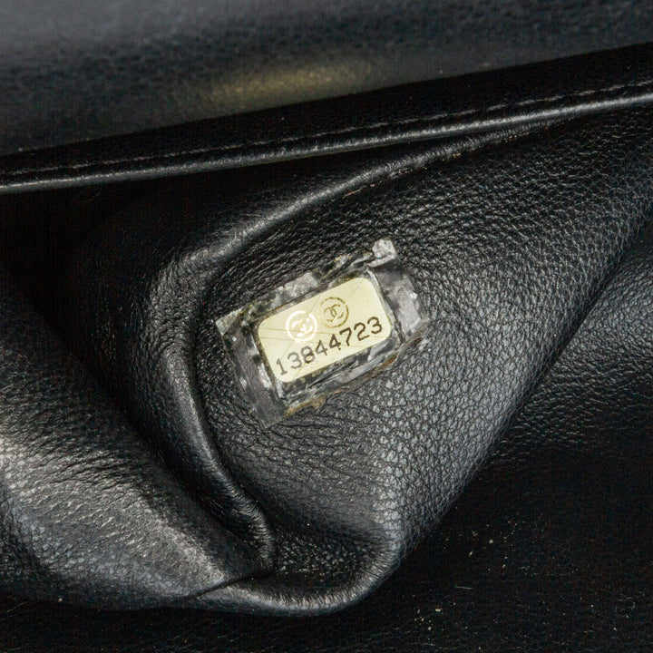 2.55 Reissue Quilted Patent Double Flap 227 Black - Gaby Paris