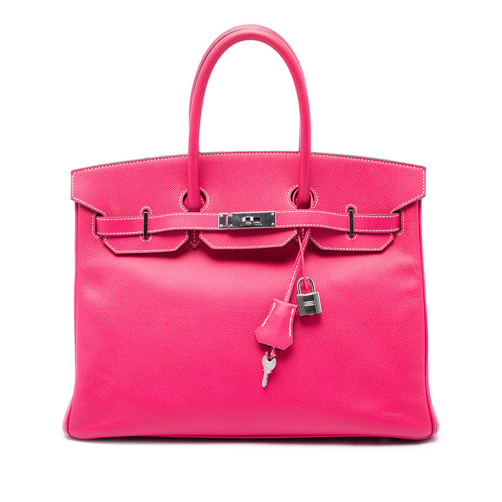 Hermès Candy Verso Birkin Retourne 35 Epsom Rose