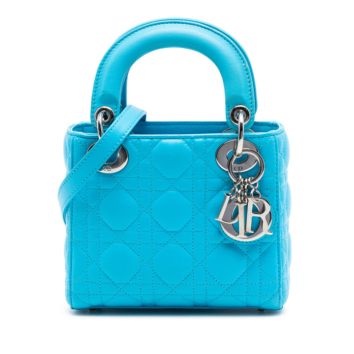 Dior Mini Cuir d’agneau Cannage Lady Dior
