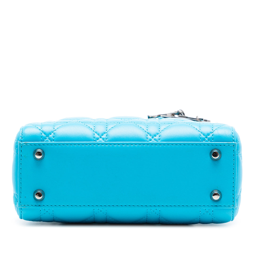 Dior Mini Cuir d’agneau Cannage Lady Dior