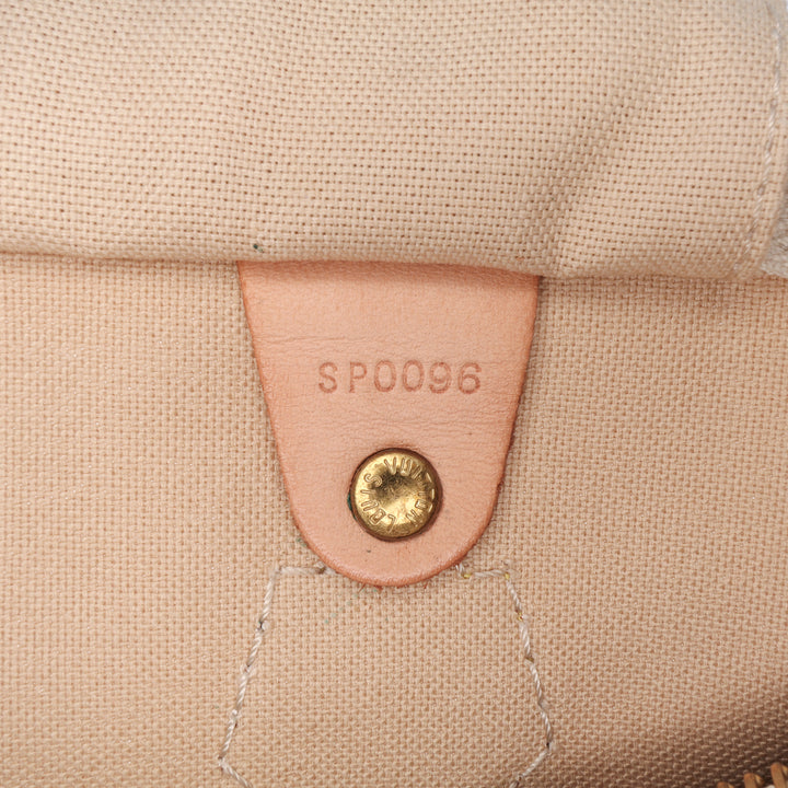 Damier Azur Speedy 30 White - Gaby Paris