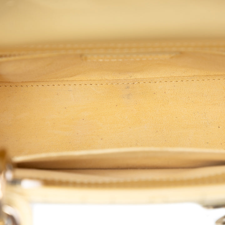 Dior Small Cuir verni Cannage Lady Dior