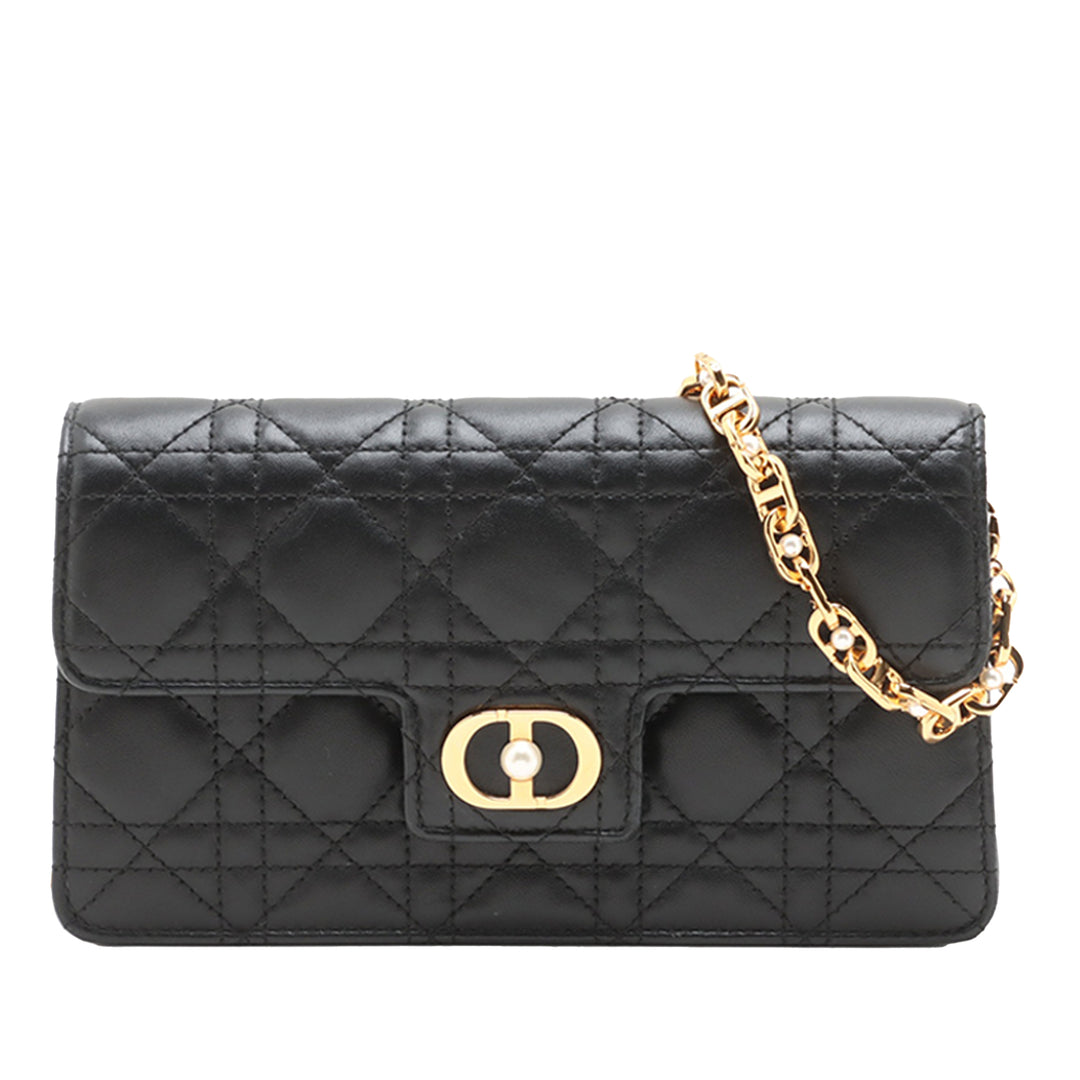 Dior lambskin Cannage Jolie Chain Sac porté croisé