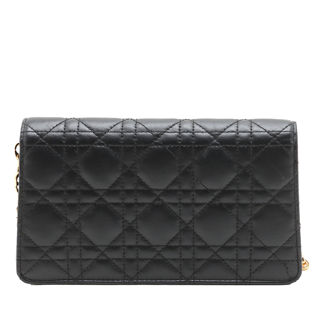 Dior lambskin Cannage Jolie Chain Sac porté croisé