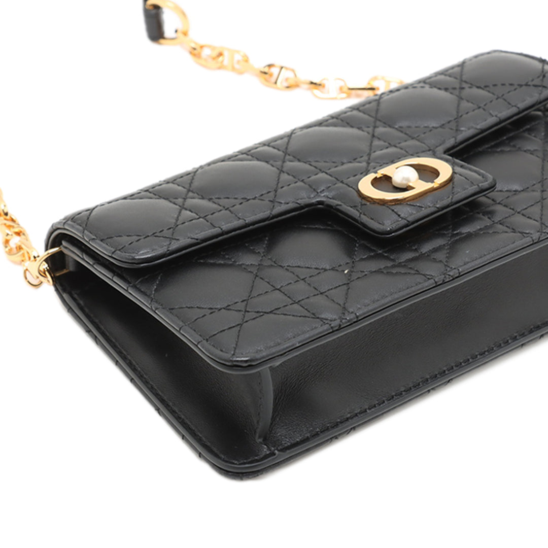 Dior lambskin Cannage Jolie Chain Sac porté croisé
