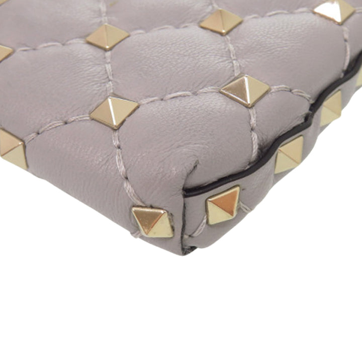 Valentino Cuir d’agneau Rockstud Spike Phone Étui Sac porté croisé