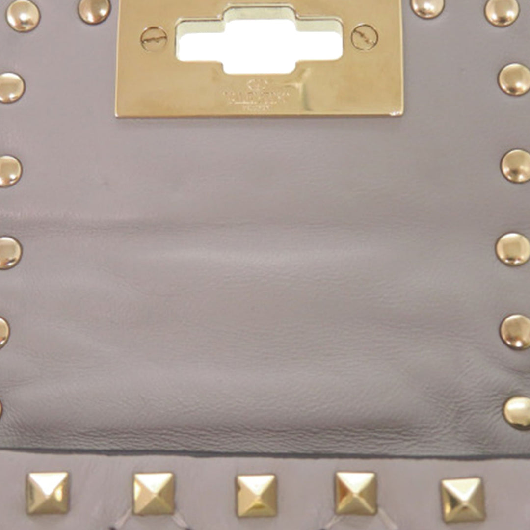 Valentino Cuir d’agneau Rockstud Spike Phone Étui Sac porté croisé