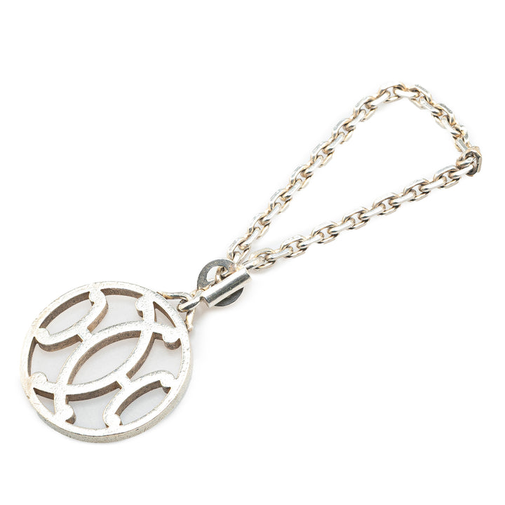 Hermès Palladium Plated Metal Bag Charm Argenté