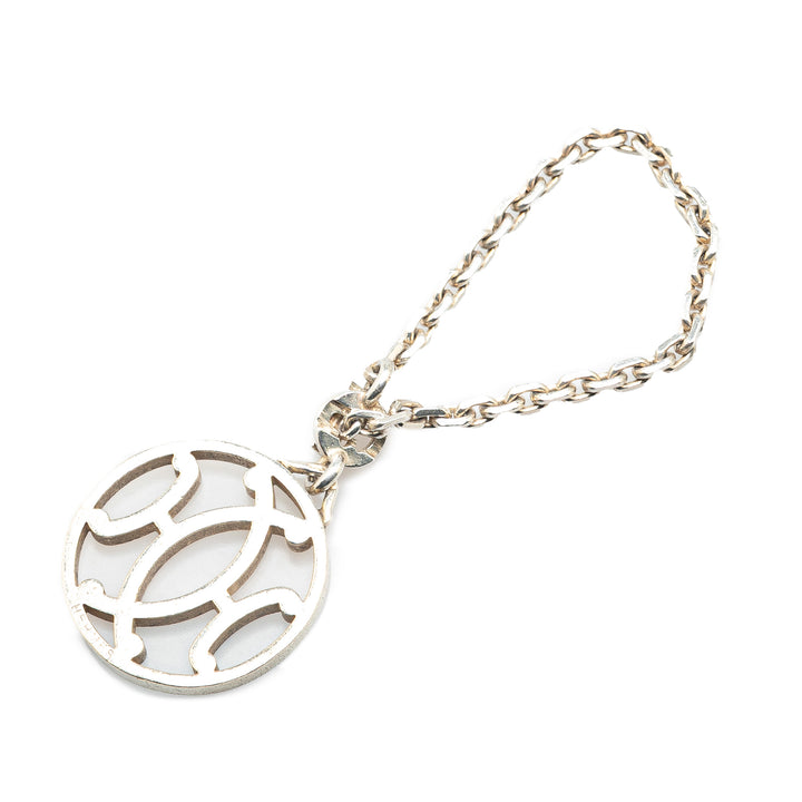 Hermès Palladium Plated Metal Bag Charm Argenté