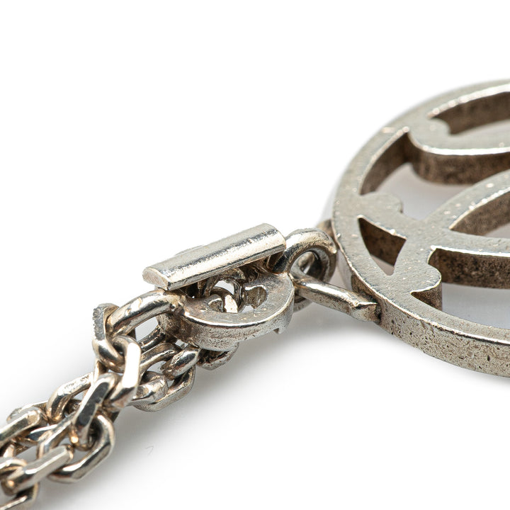 Hermès Palladium Plated Metal Bag Charm Argenté