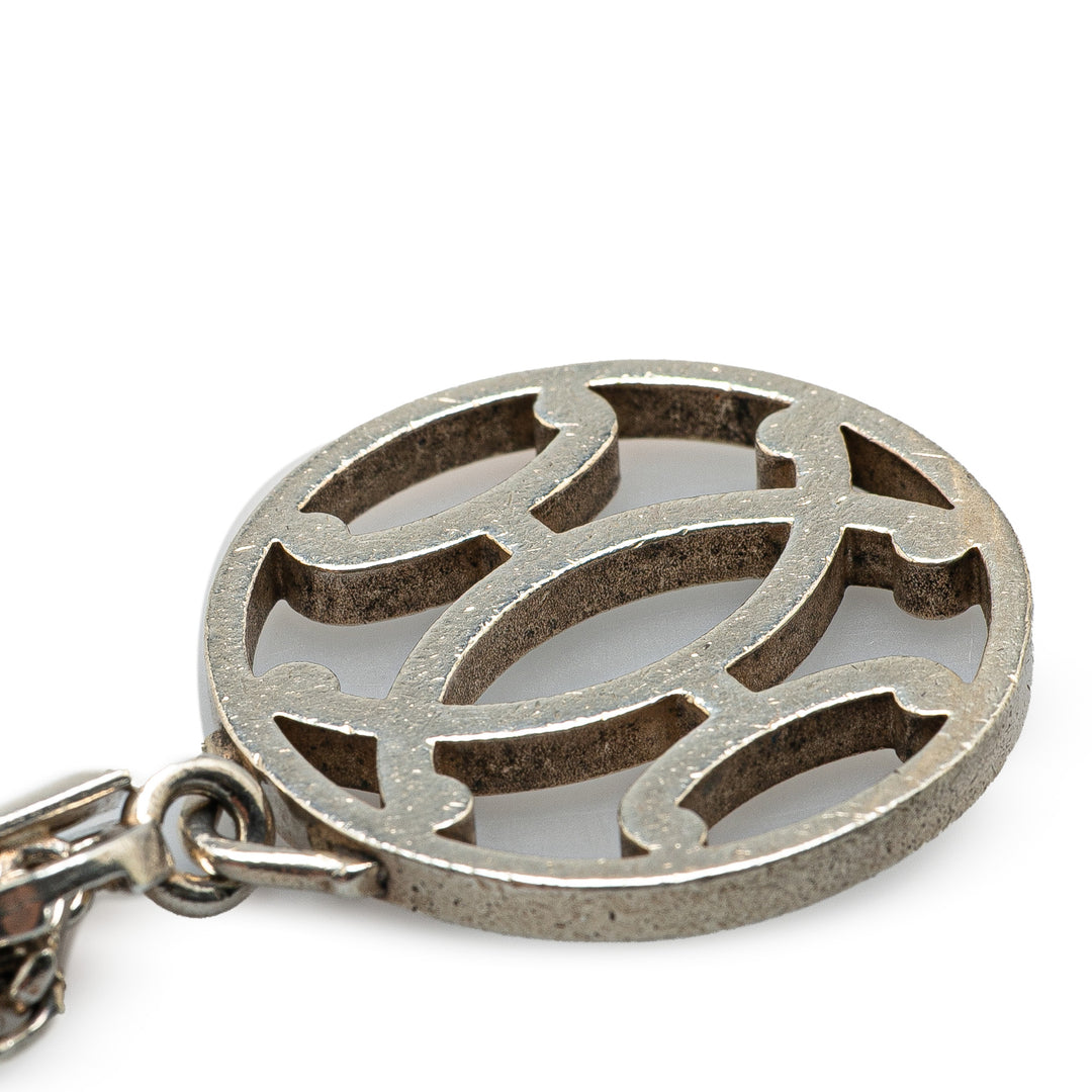 Hermès Palladium Plated Metal Bag Charm Argenté
