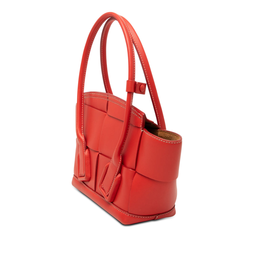 Bottega Veneta Mini Cuir Maxi Intrecciato The Arco Cabas