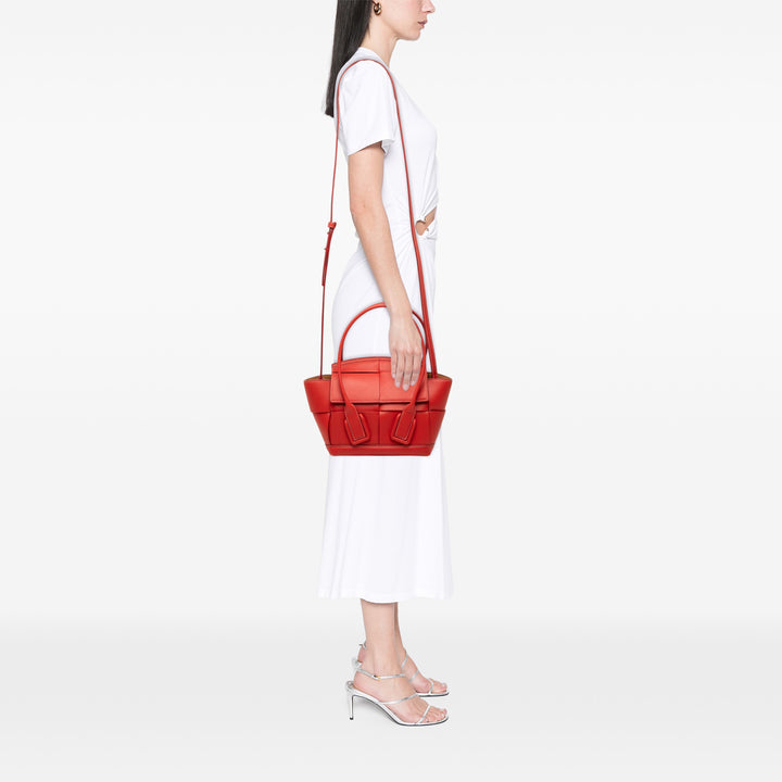 Bottega Veneta Mini Cuir Maxi Intrecciato The Arco Cabas