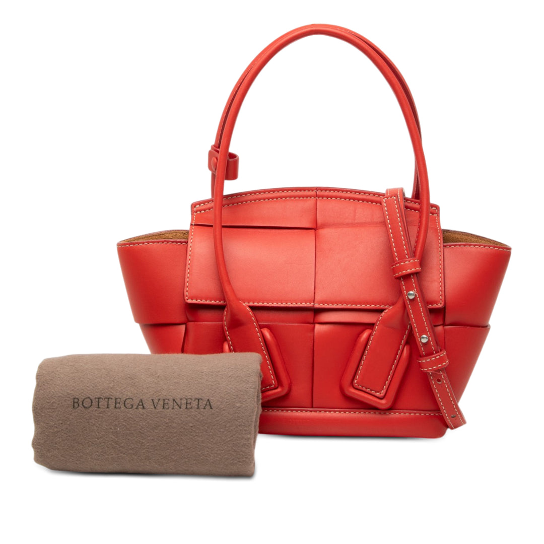 Bottega Veneta Mini Cuir Maxi Intrecciato The Arco Cabas