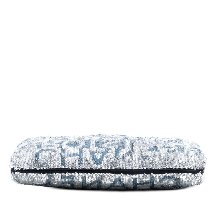 Chanel Satin Sequins brodé La Pausa Evening Pochette