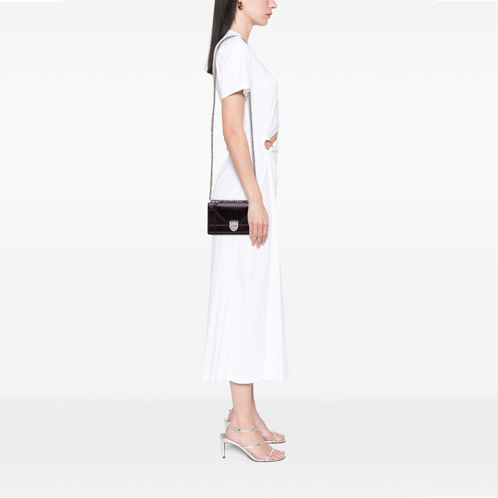 Dior Mini Grained Cuir de veau Diorama Flap Marron