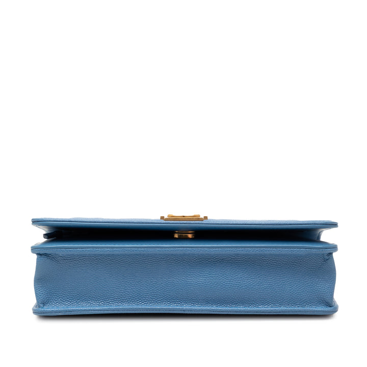 Chanel Matelassé Caviar Boy Wallet on Chain