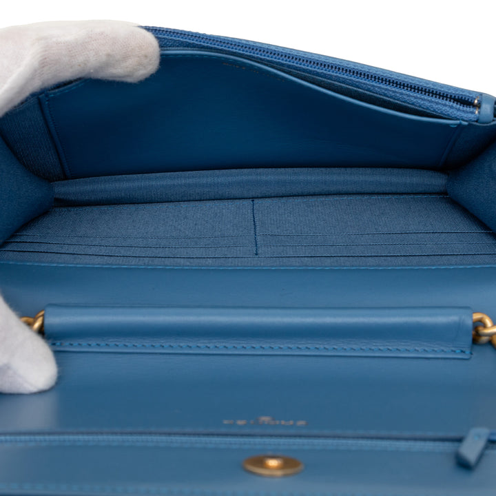 Chanel Matelassé Caviar Boy Wallet on Chain