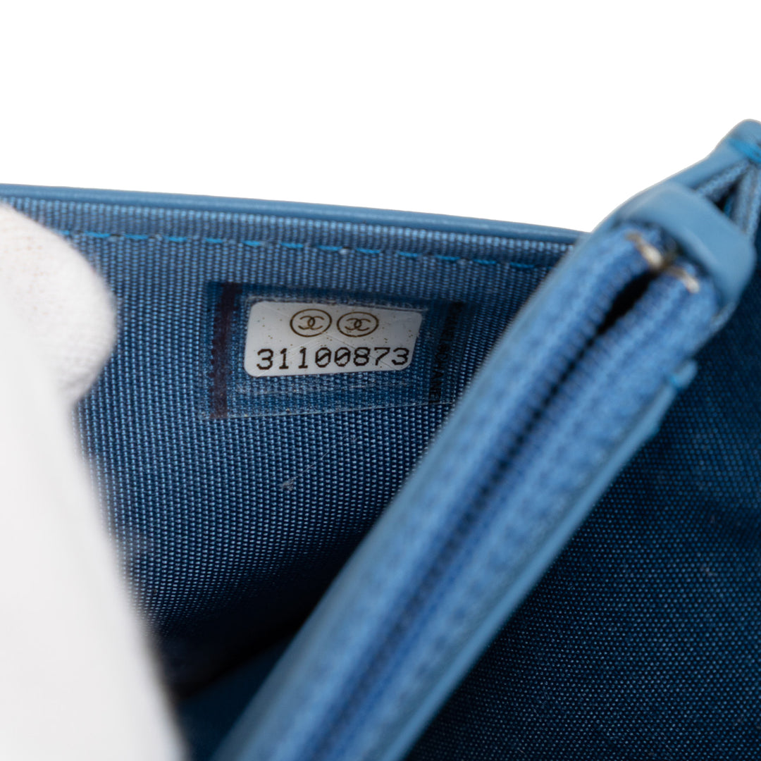 Chanel Matelassé Caviar Boy Wallet on Chain