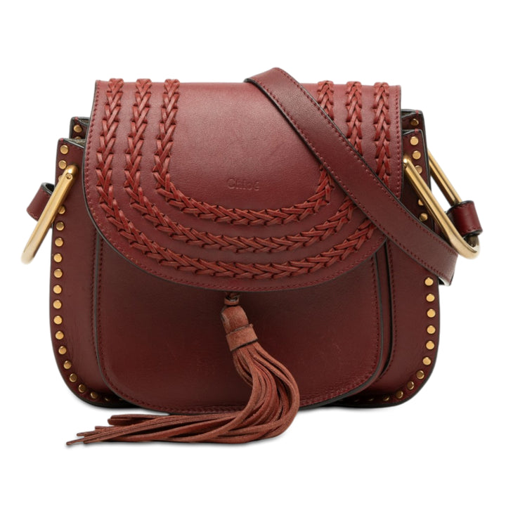 Chloé Medium Cuir Braided Hudson Sac porté croisé