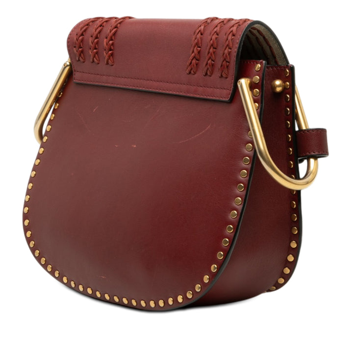 Chloé Medium Cuir Braided Hudson Sac porté croisé