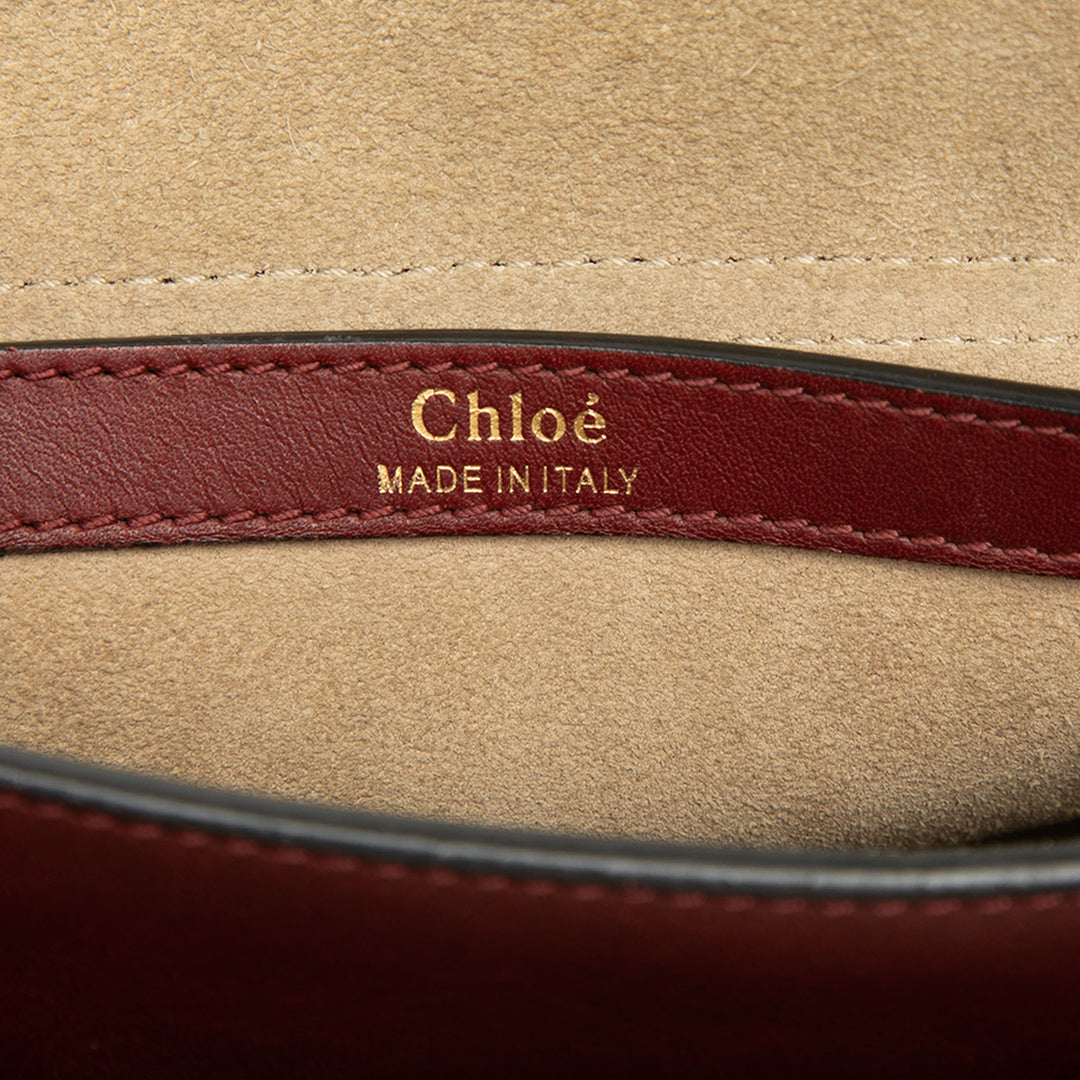 Chloé Medium Cuir Braided Hudson Sac porté croisé