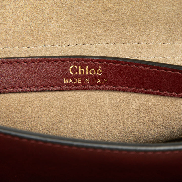 Chloé Medium Cuir Braided Hudson Sac porté croisé