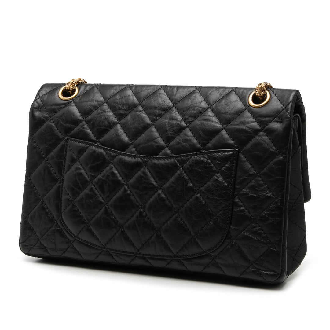 Chanel Matelassé vieilli Cuir de veau Reissue 2.55 Double rabat 226