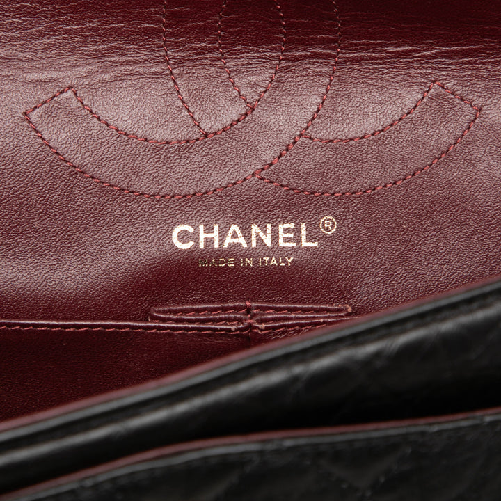 Chanel Matelassé vieilli Cuir de veau Reissue 2.55 Double rabat 226