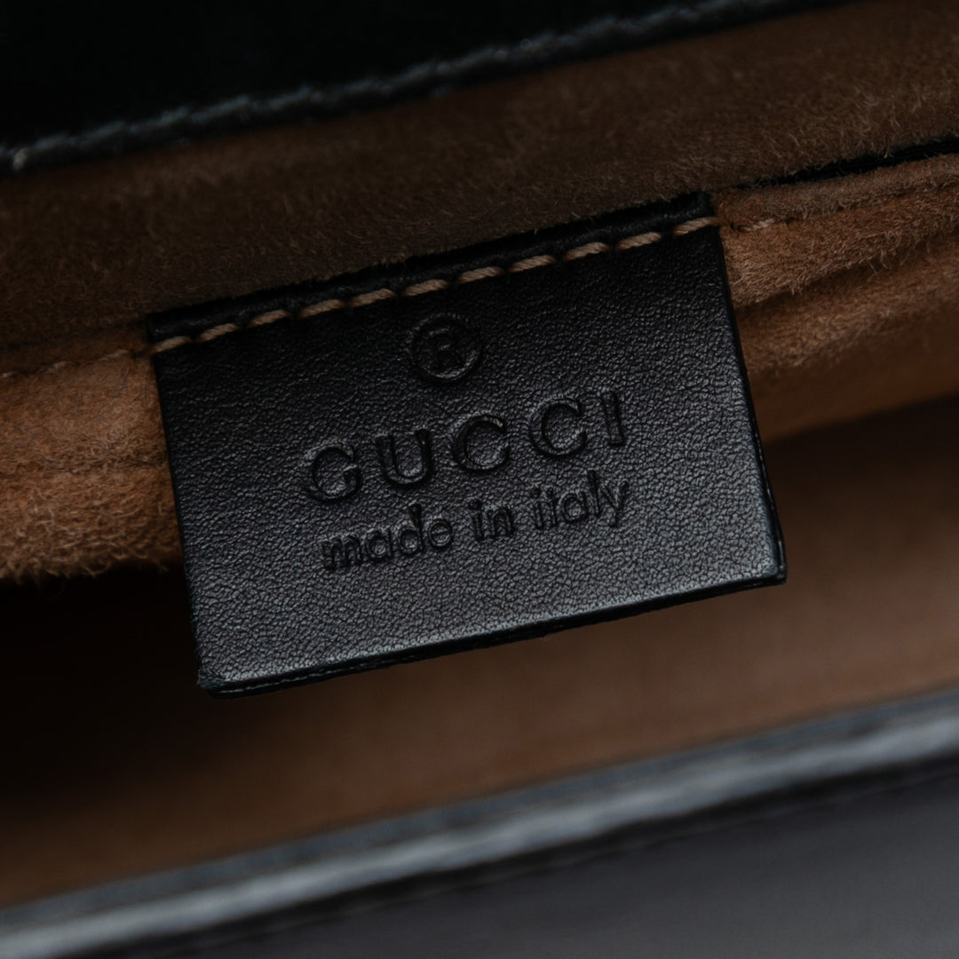 Gucci Mini Cuir de veau Web Sylvie Chain Sac