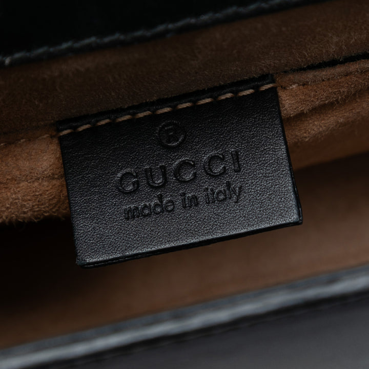 Gucci Mini Cuir de veau Web Sylvie Chain Sac