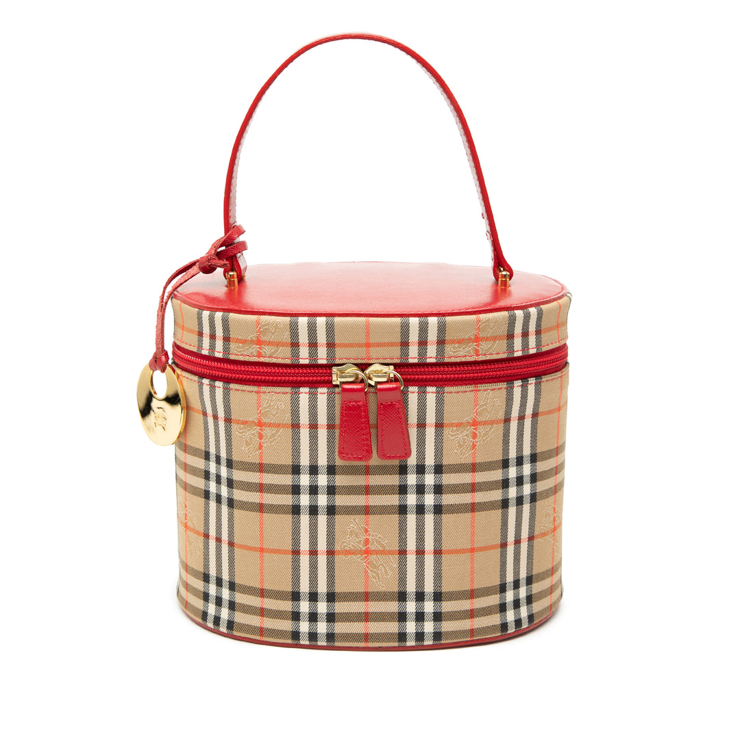 Burberry Vanity Haymarket Check Rouge – vue principale – GABY PARIS