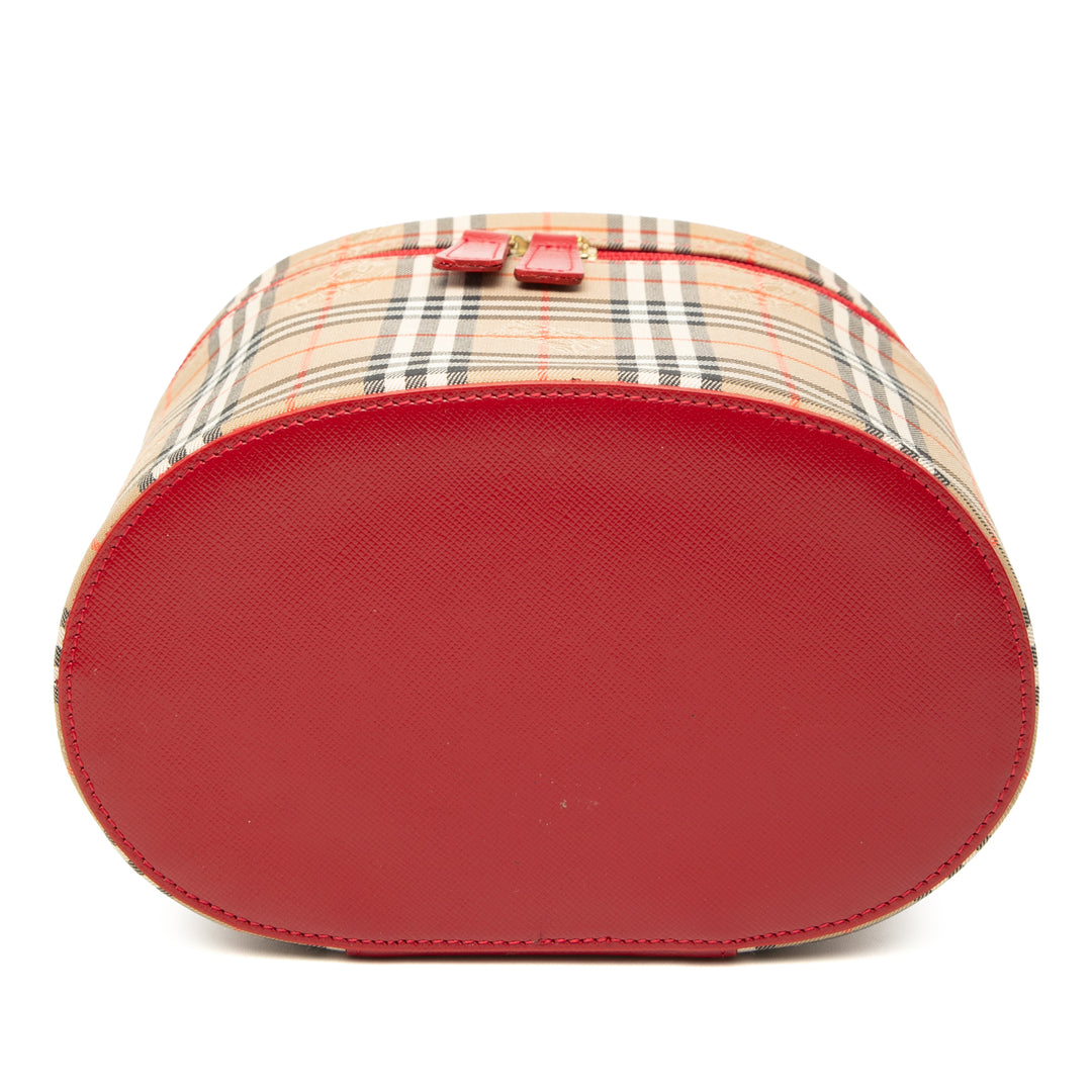 Burberry Vanity Haymarket Check Rouge – vue 3 – GABY PARIS