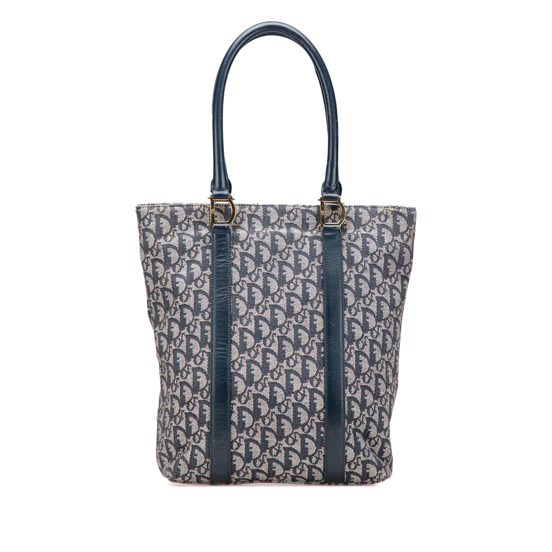 Diorissimo Trotter Canvas Tote Blue - Gaby Paris
