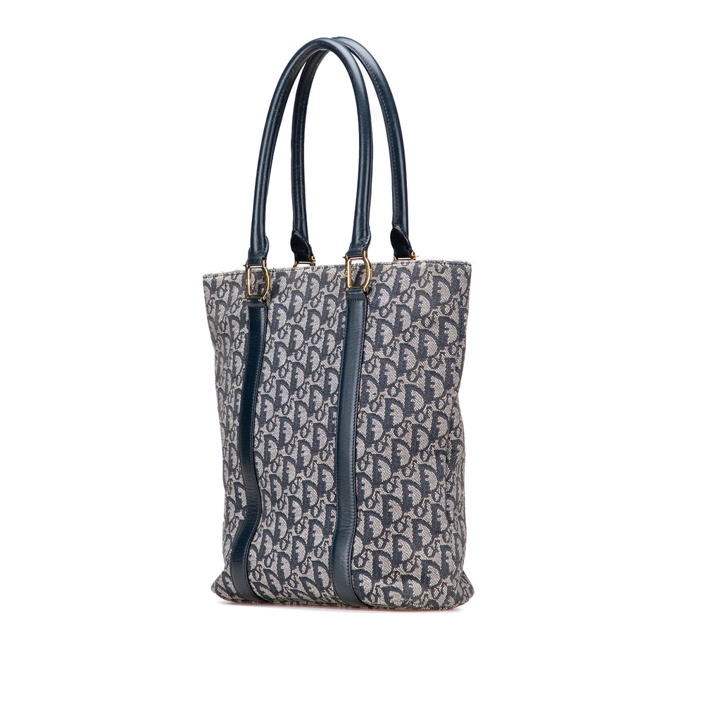 Diorissimo Trotter Canvas Tote Blue - Gaby Paris