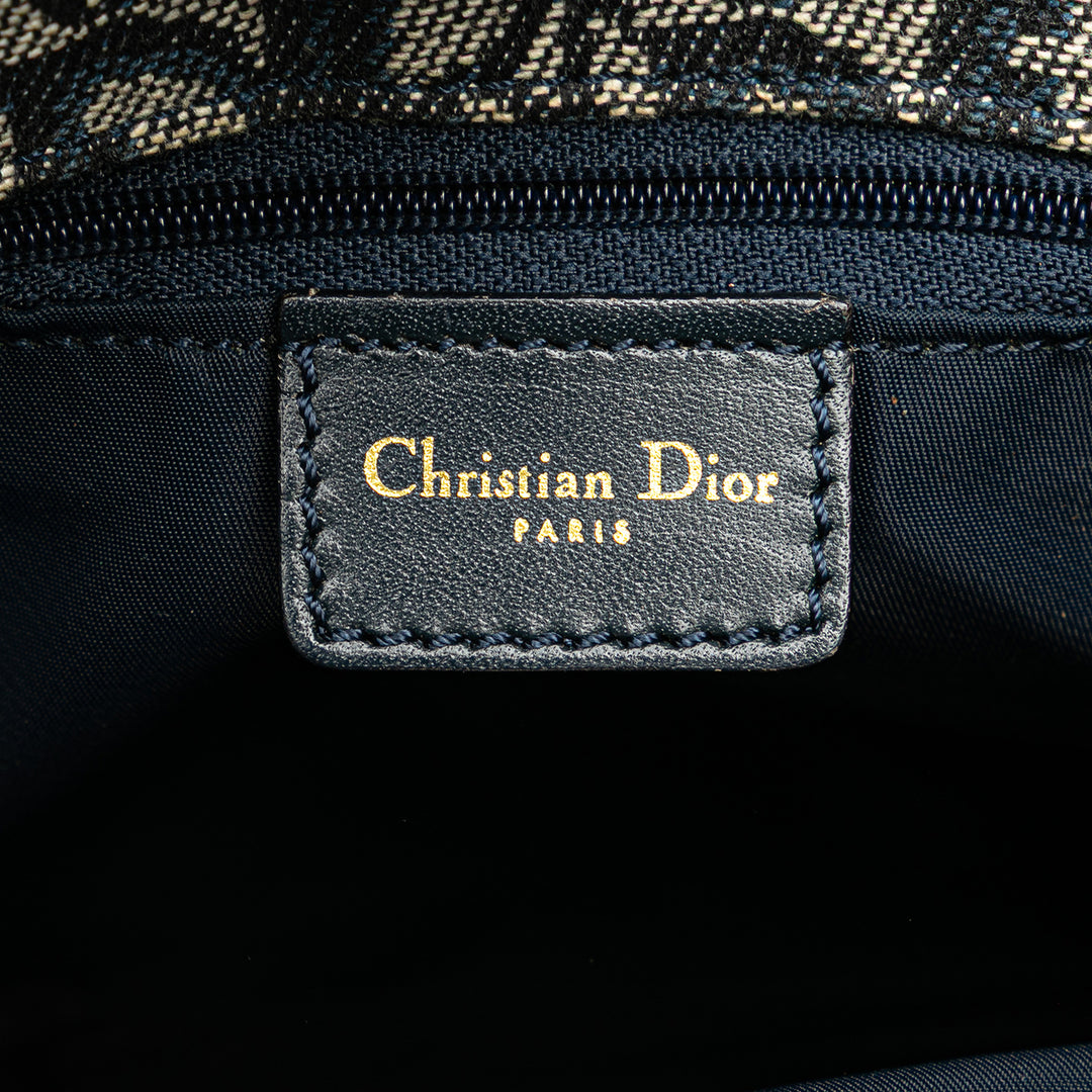 Diorissimo Trotter Canvas Tote Blue - Gaby Paris
