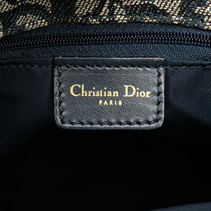 Diorissimo Trotter Canvas Tote Blue - Gaby Paris
