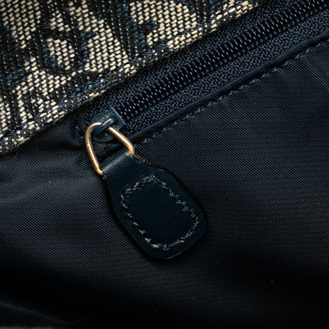 Diorissimo Trotter Canvas Tote Blue - Gaby Paris