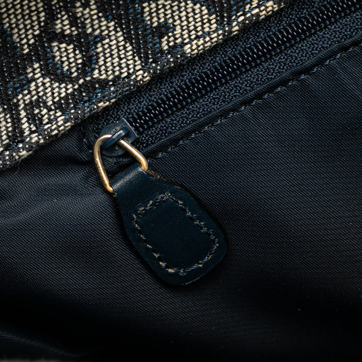 Diorissimo Trotter Canvas Tote Blue - Gaby Paris