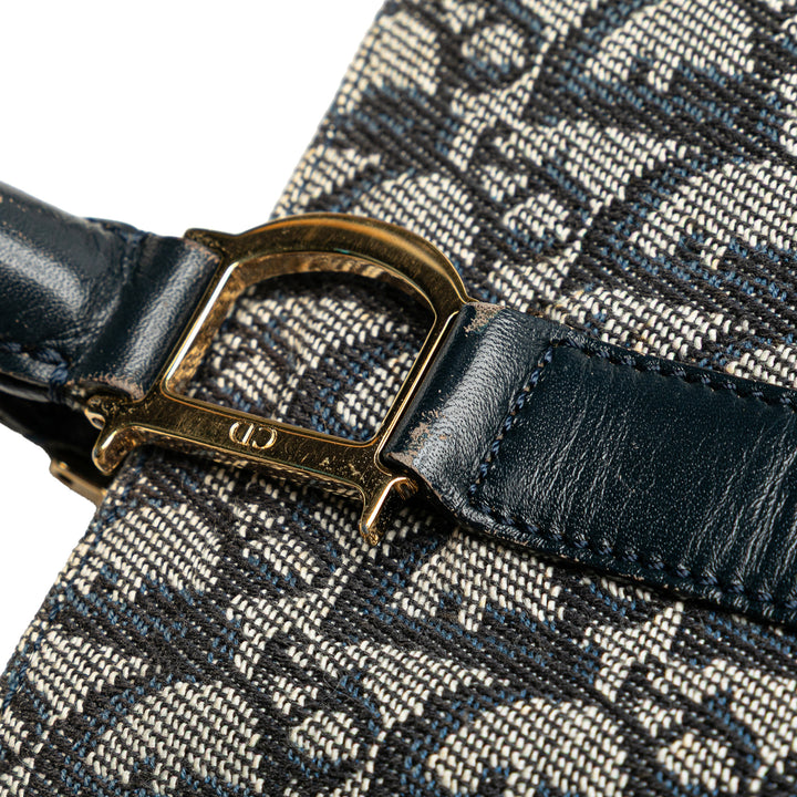 Diorissimo Trotter Canvas Tote Blue - Gaby Paris