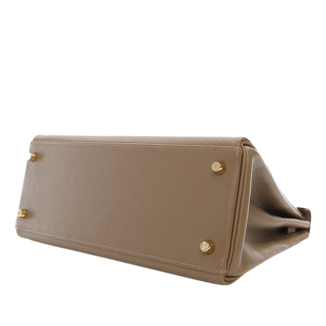 Hermès Evercolor Kelly II Retourne 28 Marron – GABY PARIS Authentique