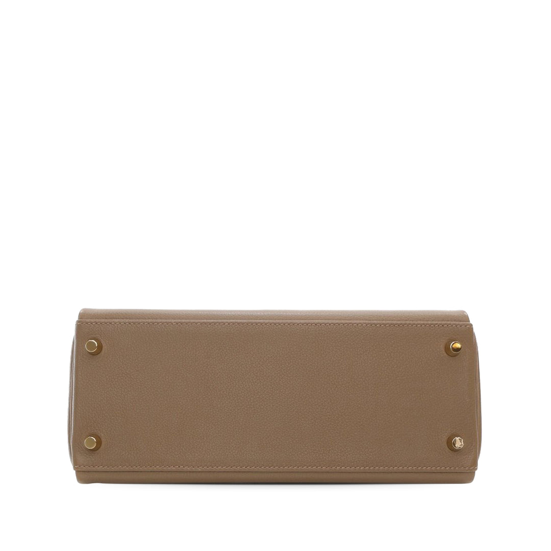 Hermès Evercolor Kelly II Retourne 28 Marron – GABY PARIS Authentique