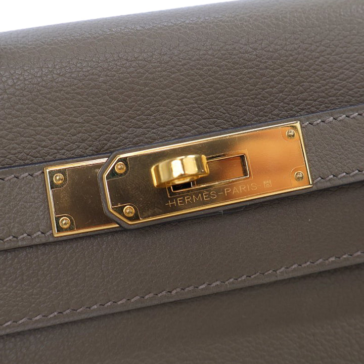 Hermès Evercolor Kelly II Retourne 28 Marron – GABY PARIS Authentique