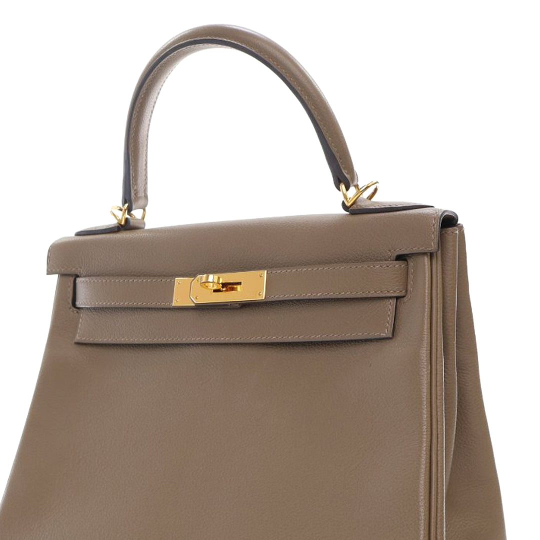 Hermès Evercolor Kelly II Retourne 28 Marron – GABY PARIS Authentique