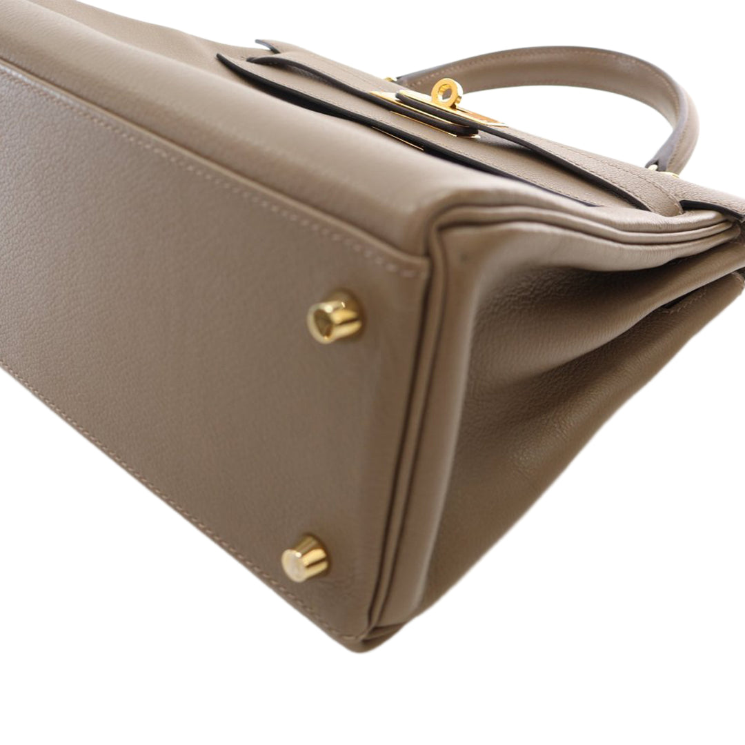 Hermès Evercolor Kelly II Retourne 28 Marron – GABY PARIS Authentique