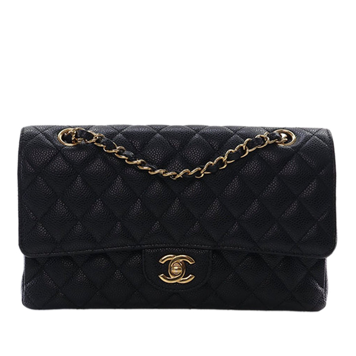 Chanel Medium Classic Caviar Double rabat