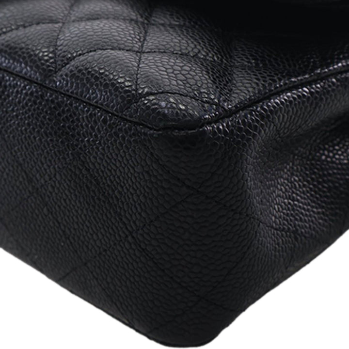 Chanel Medium Classic Caviar Double rabat
